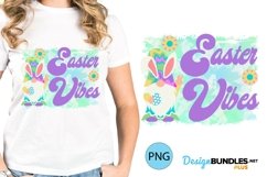 Easter Vibes Sublimation Gnome Easter Tshirt Design