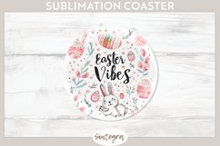 Easter Vibes v2 Round Coaster Sublimation Product Image 1