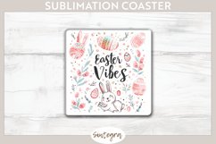 Easter Vibes v2 Square Coaster Sublimation Product Image 1