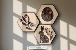 Easter Wall Decor Layered Laser Cut SVG Product Image 1