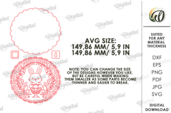 3D Easter Wall Sign Laser Cut. Easter Wall Decor SVG Product Image 2