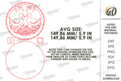 3D Easter Wall Sign Laser Cut. Easter Wall Decor SVG Product Image 2