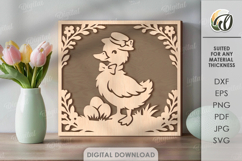 3D Easter Wall Signs Bundle Laser Cut. Wall Decor SVG Product Image 4