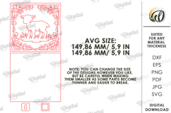 3D Easter Wall Sign Laser Cut. Easter Wall Decor SVG Product Image 2