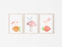 Easter Cute Bunny Watercolor Bundle Clipart Collection Product Image 2