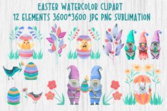 Easter watercolor clipart