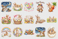Easter clipart printable sublimation bundle png Product Image 2