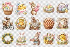 Easter clipart printable sublimation bundle png Product Image 2