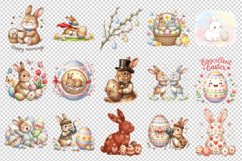 Easter clipart printable sublimation bundle png Product Image 3