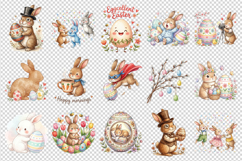 Easter clipart printable sublimation bundle png Product Image 4