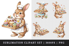 Easter clipart printable sublimation design png Product Image 1
