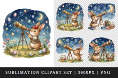 Easter clipart printable sublimation design png Product Image 1