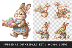 Easter clipart printable sublimation design png Product Image 1