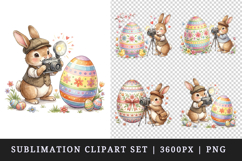 Easter clipart printable sublimation design png Product Image 1