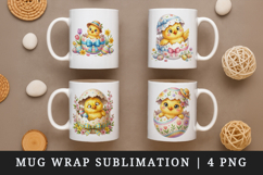 Easter mug wrap printable sublimation design Product Image 1