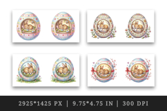 Easter mug wrap printable sublimation design Product Image 2