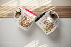 Easter mug wrap printable sublimation design Product Image 3