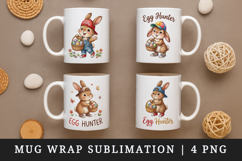 Easter mug wrap printable sublimation design Product Image 1