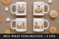 Easter mug wrap printable sublimation design Product Image 1