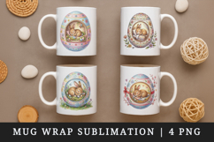 Easter mug wrap printable sublimation design Product Image 1