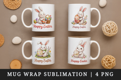Easter mug wrap printable sublimation design Product Image 1