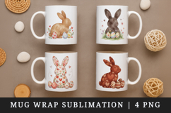 Easter mug wrap printable sublimation design Product Image 1