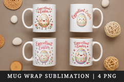 Easter mug wrap printable sublimation design Product Image 1