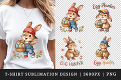 Easter t-shirt printable sublimation design png Product Image 1