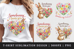 Easter t-shirt printable sublimation design png Product Image 1