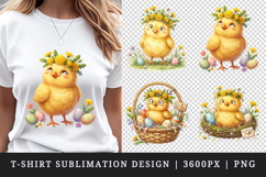 Easter t-shirt printable sublimation design png Product Image 1