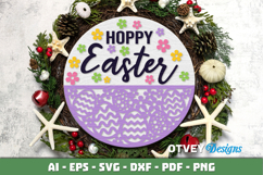 Easter Welcome Round Sign Lasercut Product Image 2