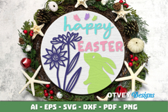 Easter Welcome Round Sign Lasercut Product Image 2