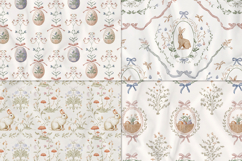 Vintage Easter Seamless Patterns Product Image 2