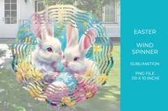 Bunny wind spinner, easter wind spinner Product Image 1