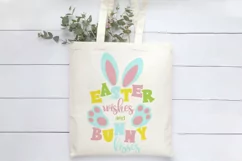 Easter SVG | Bunny Ears SVG | Easter Wishes and Bunny Kisses Product Image 4