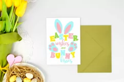Easter SVG | Bunny Ears SVG | Easter Wishes and Bunny Kisses Product Image 5
