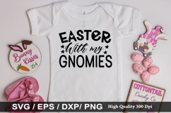 Easter with my gnomies SVG - Easter Design Product Image 1