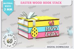 Easter Boxes Laser Cut Bundle. Easter Stacked Books SVG Product Image 7