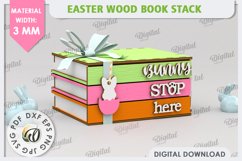 Easter Boxes Laser Cut Bundle. Easter Stacked Books SVG Product Image 8