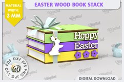Easter Boxes Laser Cut Bundle. Easter Stacked Books SVG Product Image 10