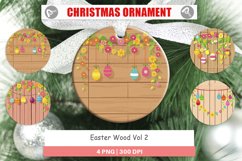 Christmas Ornaments Easter Wood Product Image 1