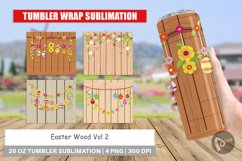 Tumbler Wrap Easter Wood Product Image 1