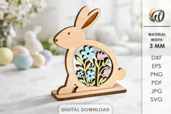 3D Easter Decorations Bundle Laser Cut. Stand Decor SVG Product Image 4