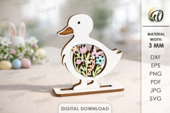 3D Easter Decorations Bundle Laser Cut. Stand Decor SVG Product Image 8