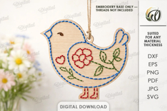 Easter Embroidery Blanks Bundle Laser Cut. Easter SVG Product Image 4