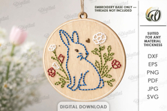 Easter Embroidery Blanks Bundle Laser Cut. Easter SVG Product Image 7