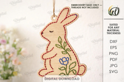 Easter Embroidery Blanks Bundle Laser Cut. Easter SVG Product Image 12
