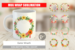 Mug Wrap Easter Wreath Product Image 1