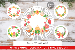 Wind Spinner Easter Wreath Product Image 1
