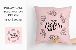 Easter Pillow Case Sublimation Design PNG 010 Product Image 1